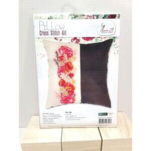Luca-S counted Cross Stitch kit Pillow Spring flowers glade 40x40cm DIY